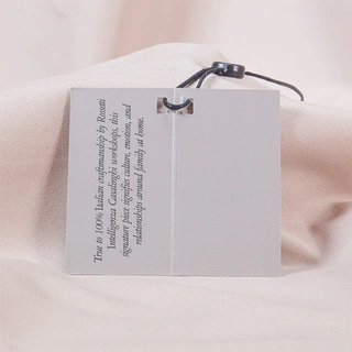 Custom Garment Tags Black Cardboard Swing Tick